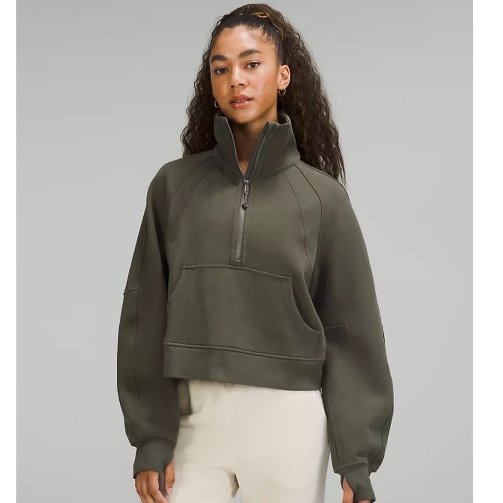 Lululemon Scuba Funnel Neck Half Zip